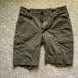 BSA Green Cargo Shorts